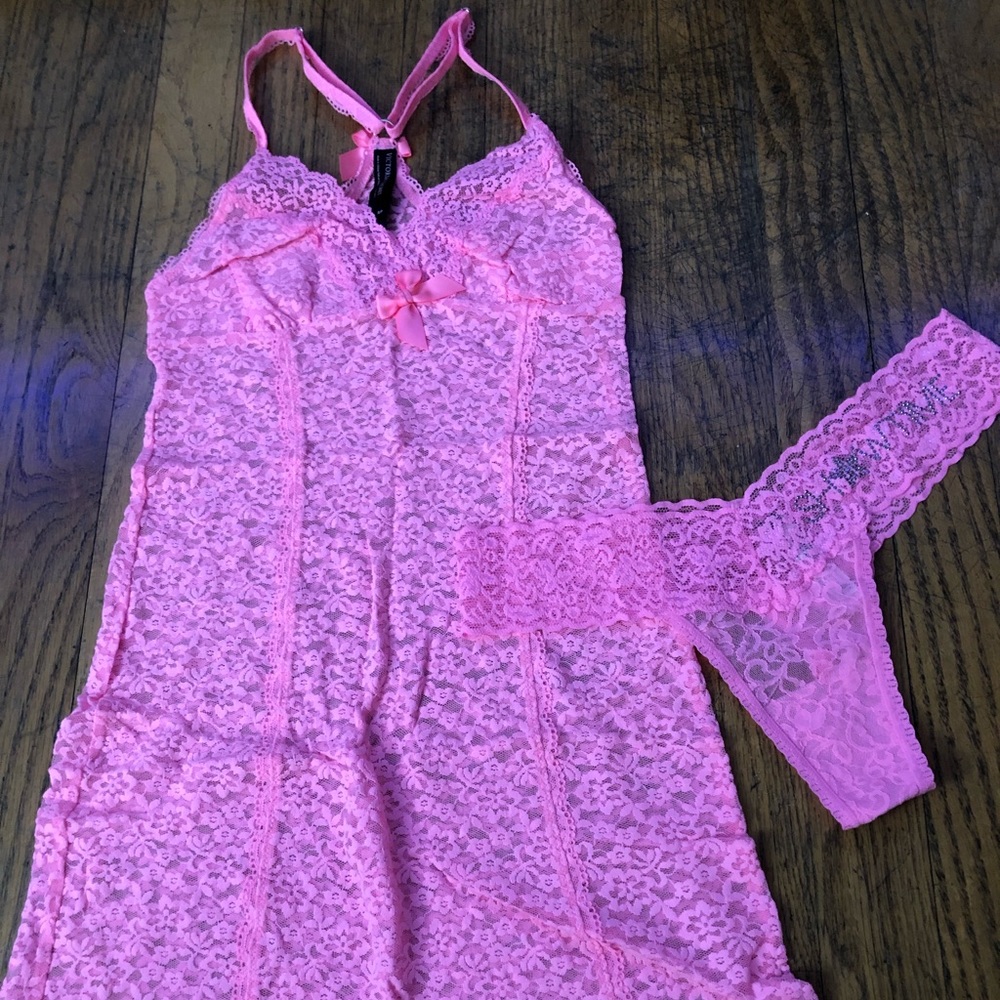 Victoria’s Secret Lacy floral slip